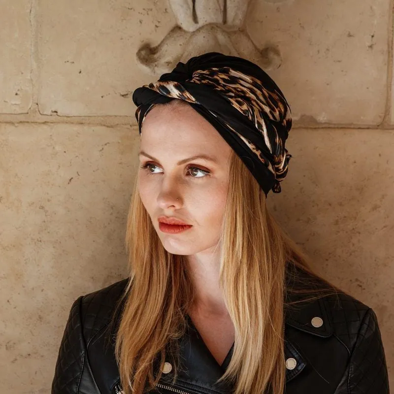 Leopard Spin Turban