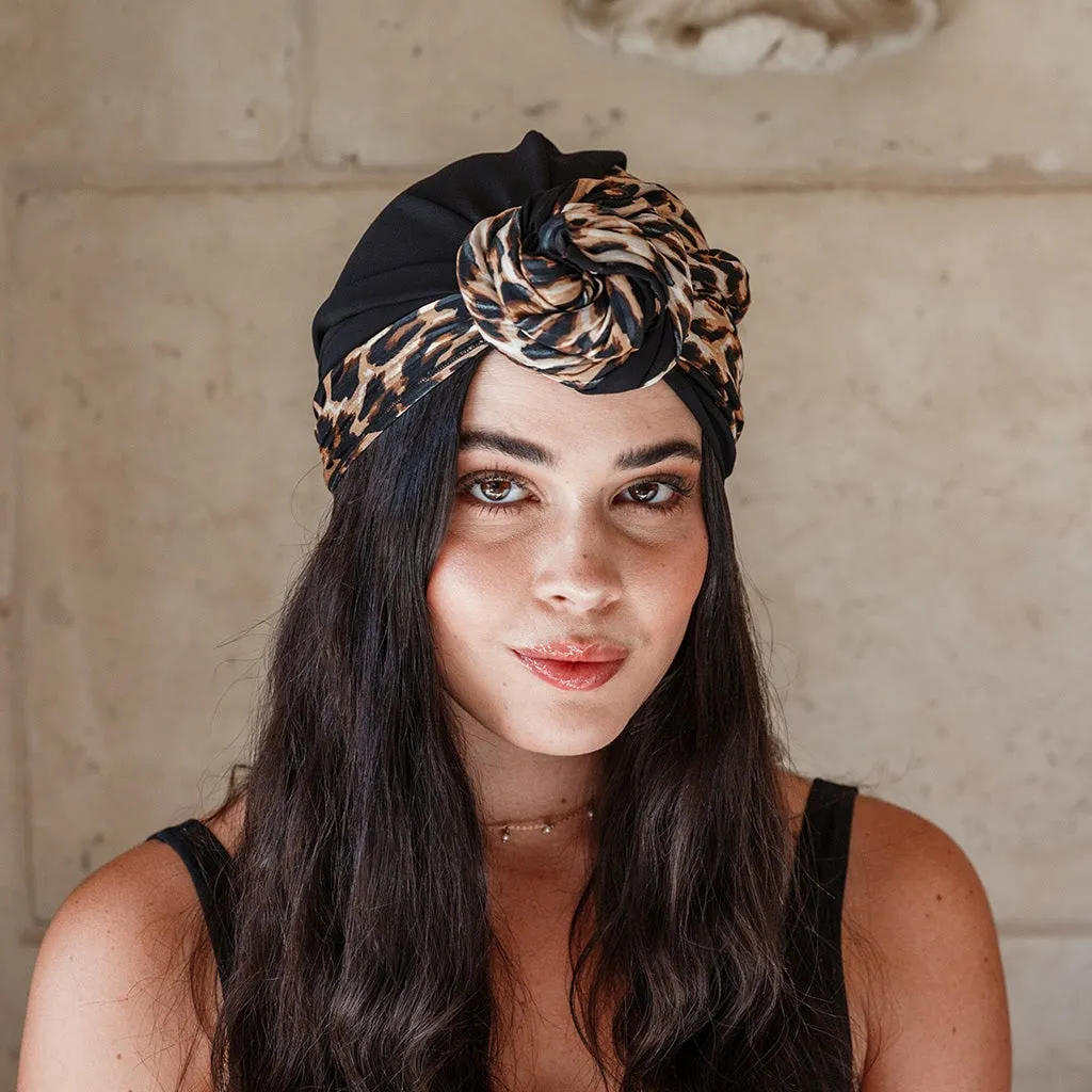 Leopard Spin Turban