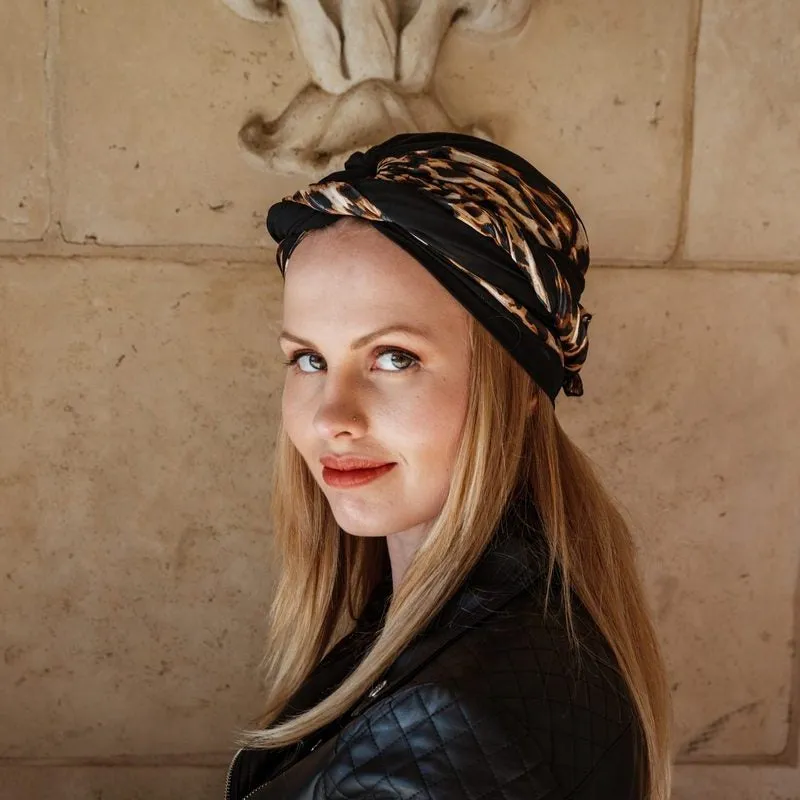 Leopard Spin Turban