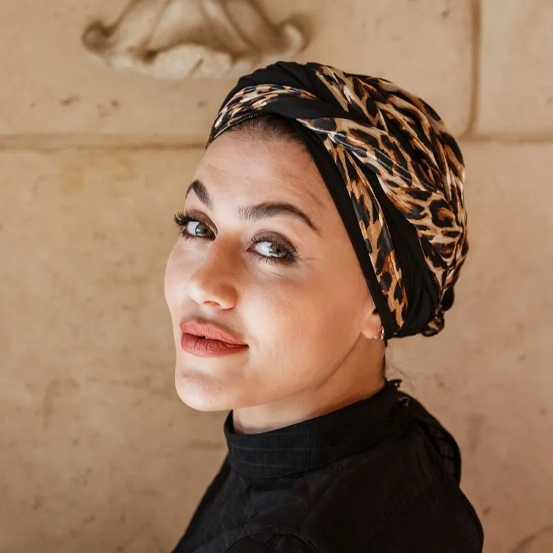 Leopard Spin Turban