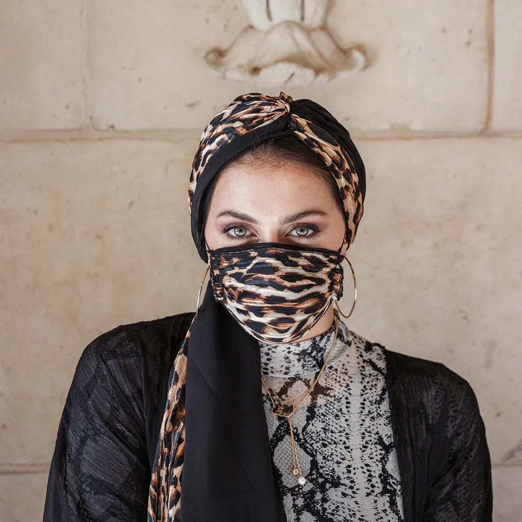 Leopard Spin Turban