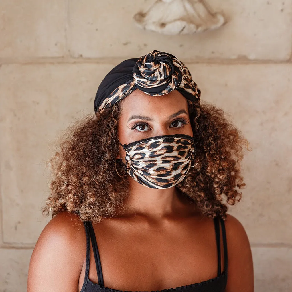 Leopard Spin Turban