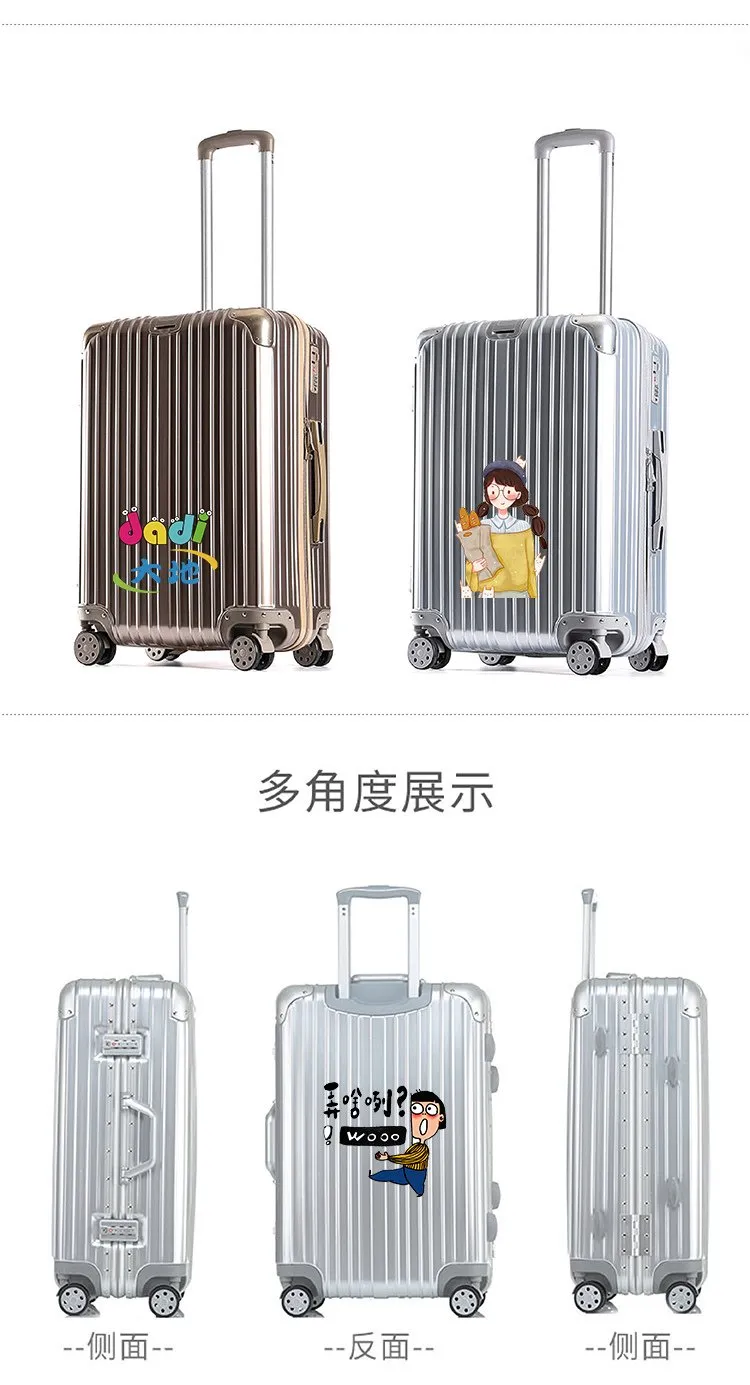 Luggage Buckle Zipper Trolley Case