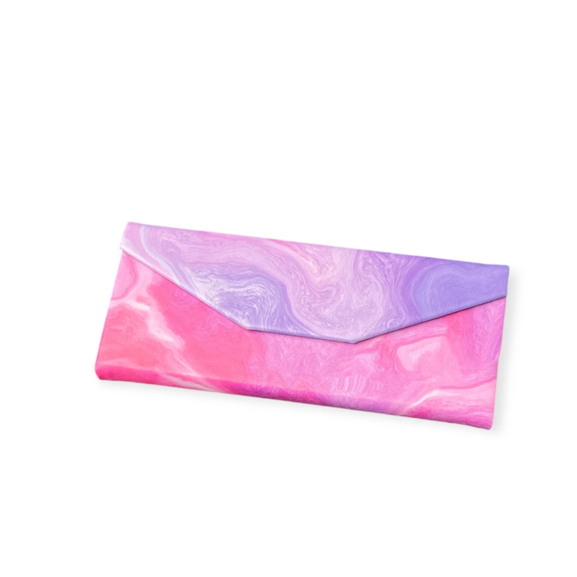 Lush Foldable Glasses Case - Purple/ Pink