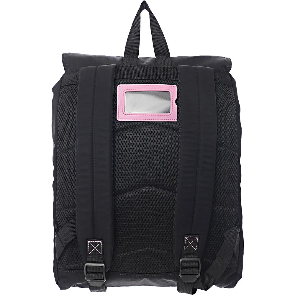 Lyle & Scott Girls Black Buckle Backpack