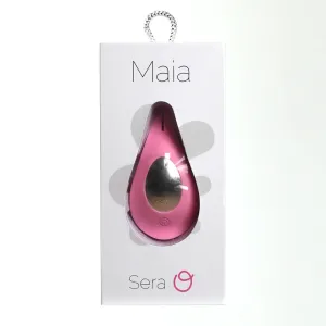 Maia Sera USB Rechargeable Clitoral Lay-On Bullet Vibrator Pastel Pink