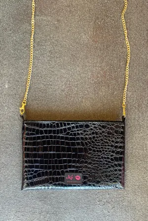 Midnight Gator Crossbody