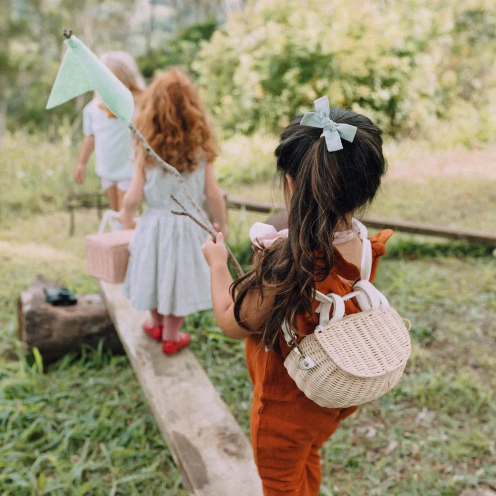 Mini Chari Rattan Bag - Straw