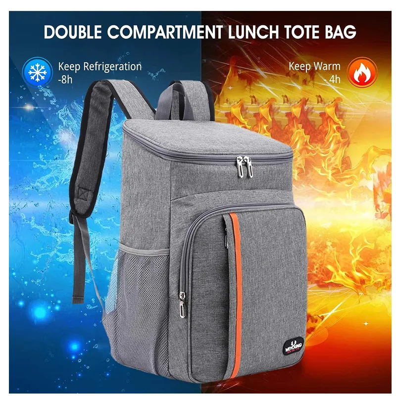 Multifunctional 20L Insulated Soft Cooler Backpack -Wb-58