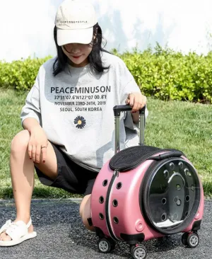 New pet trolley case multifunctional pet backpack