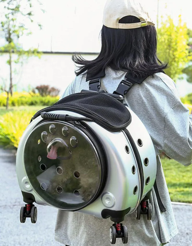 New pet trolley case multifunctional pet backpack