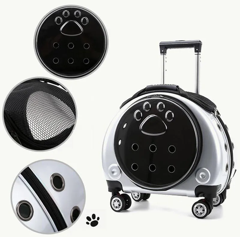 New pet trolley case multifunctional pet backpack