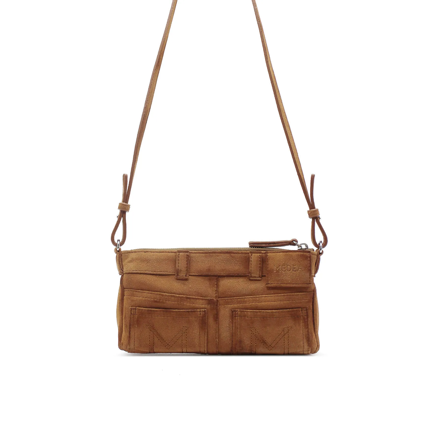 Nina pocket bag in suede leather