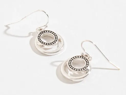 Open Designer Circle Earrings