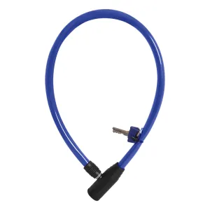 Oxford Hoop4 4mm x 600mm Cable Lock - Blue