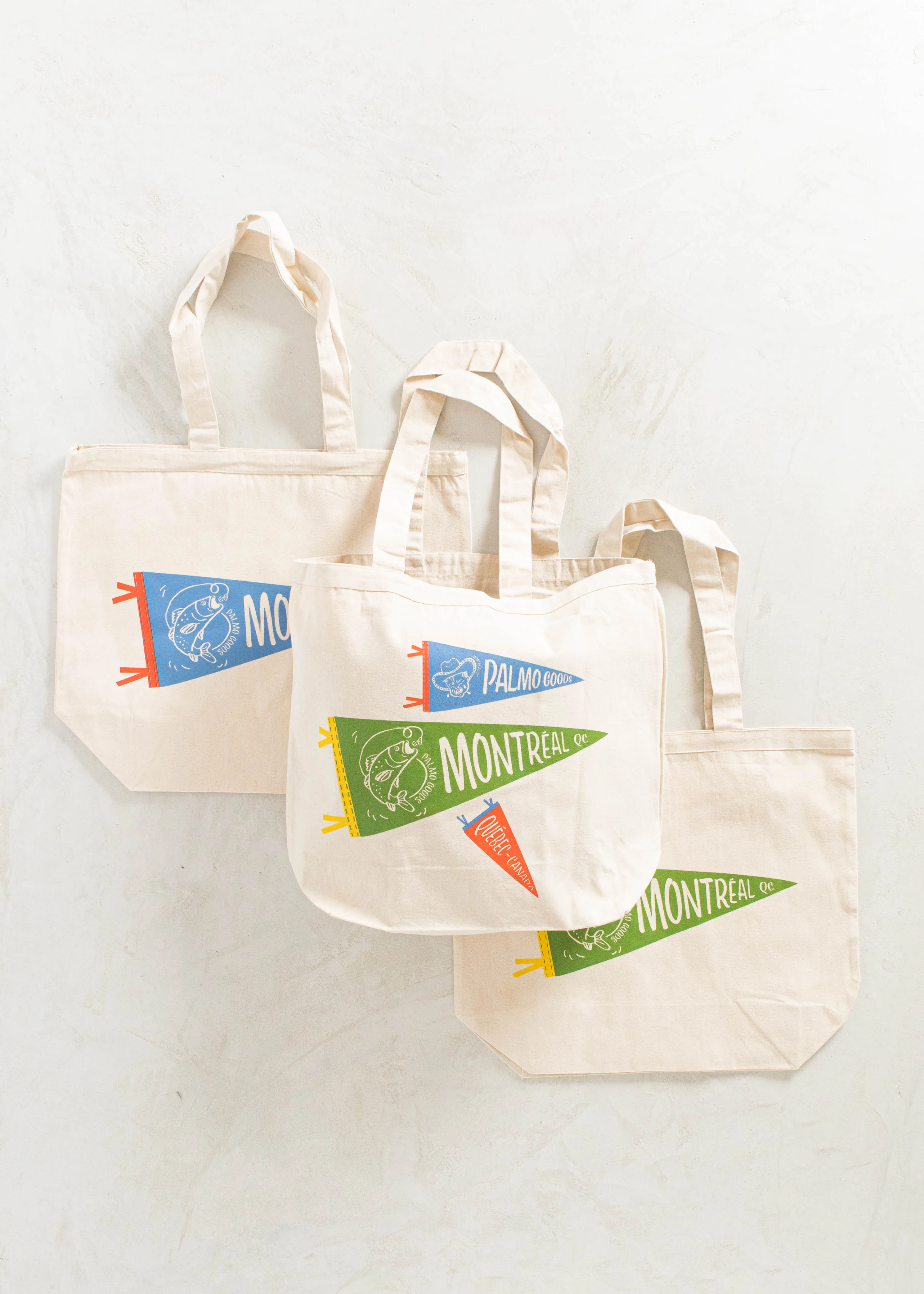 Palmo Goods Souvenir Pennant Tote — Green