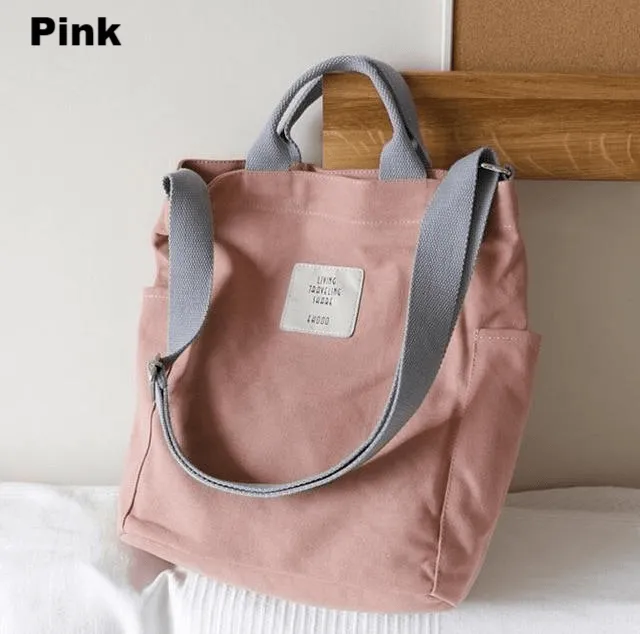 Pastel Aesthetic Canvas Tote Bag