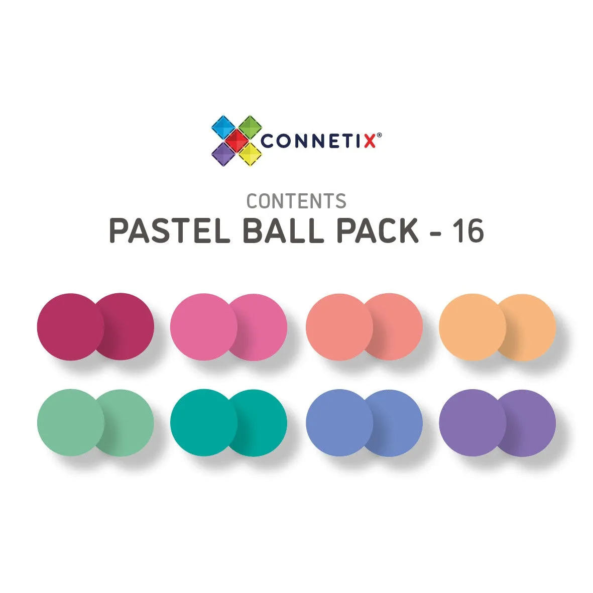 Pastel Ball Replacement Pack - 16 Pieces