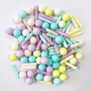 Pastel Big Jimmies & Pearls Mix Sprinkles 80g