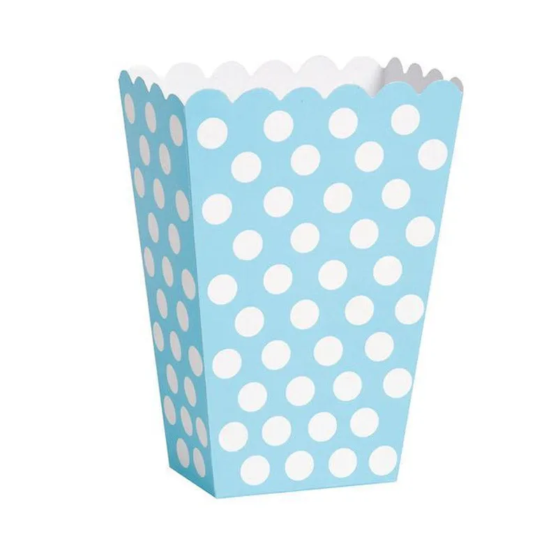 Pastel Blue Treat Boxes 8pk