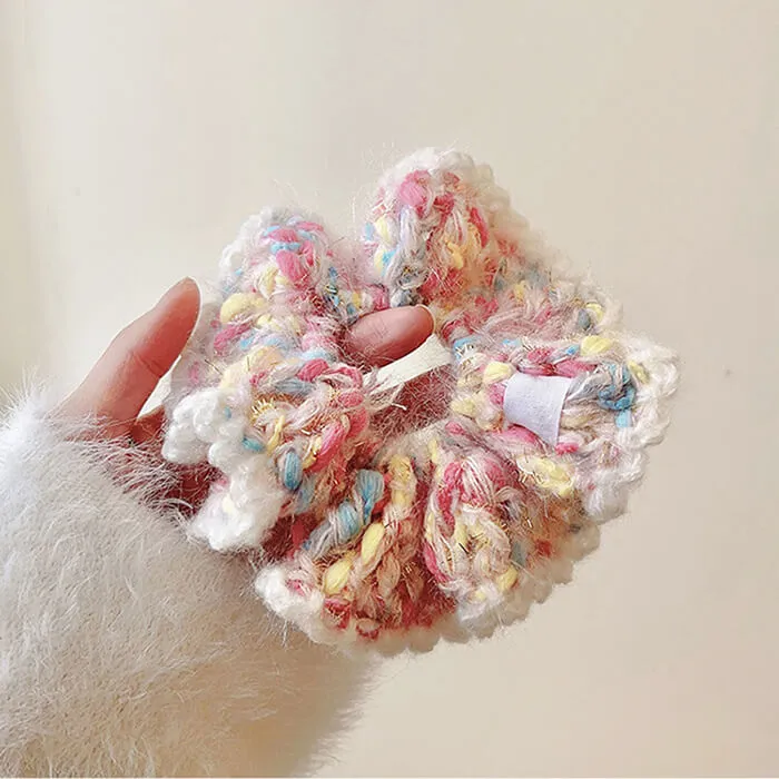 Pastel Crochet Scrunchie