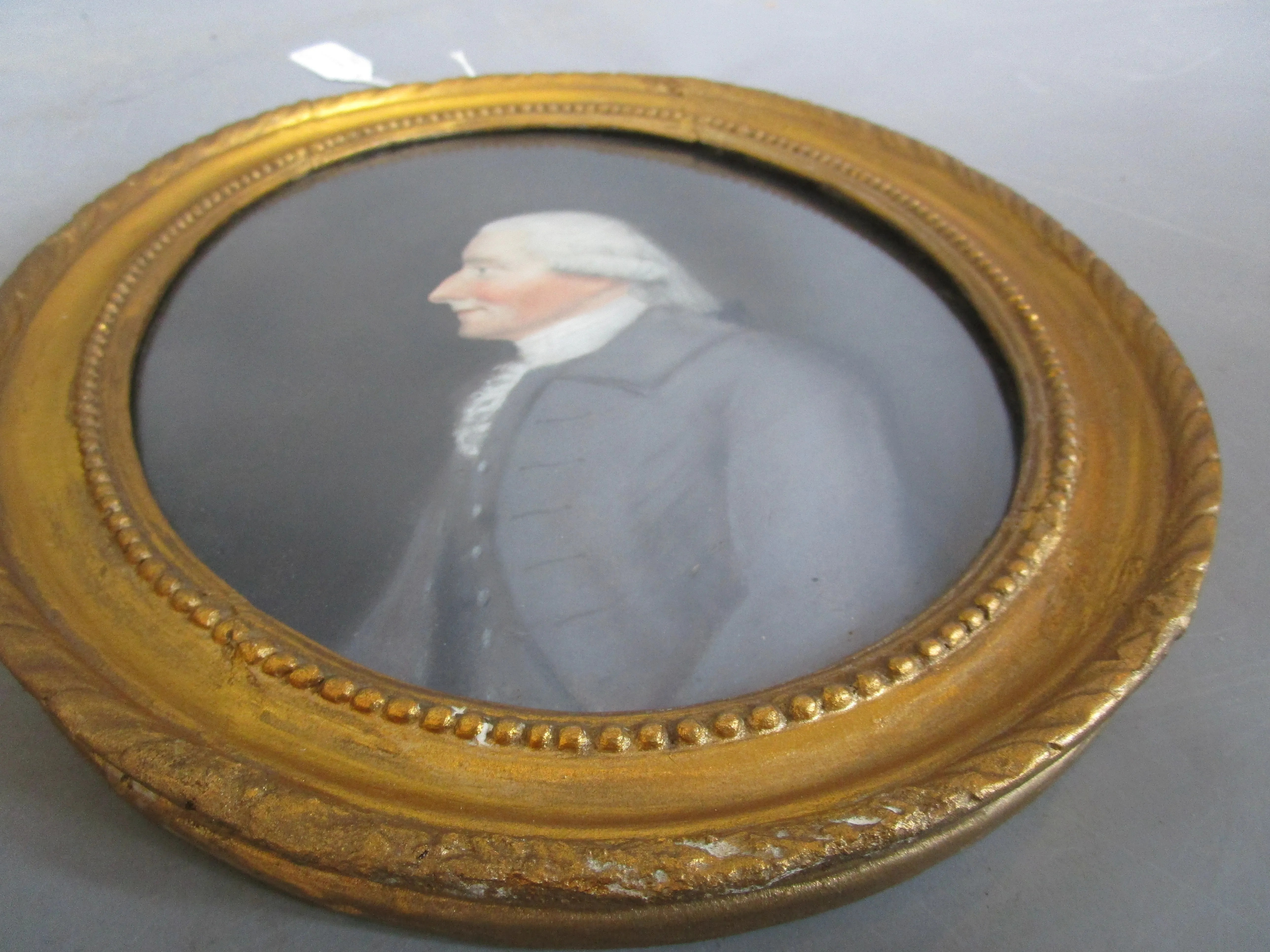 Pastel Portrait Of Mr Debues Antique Georgian c1770