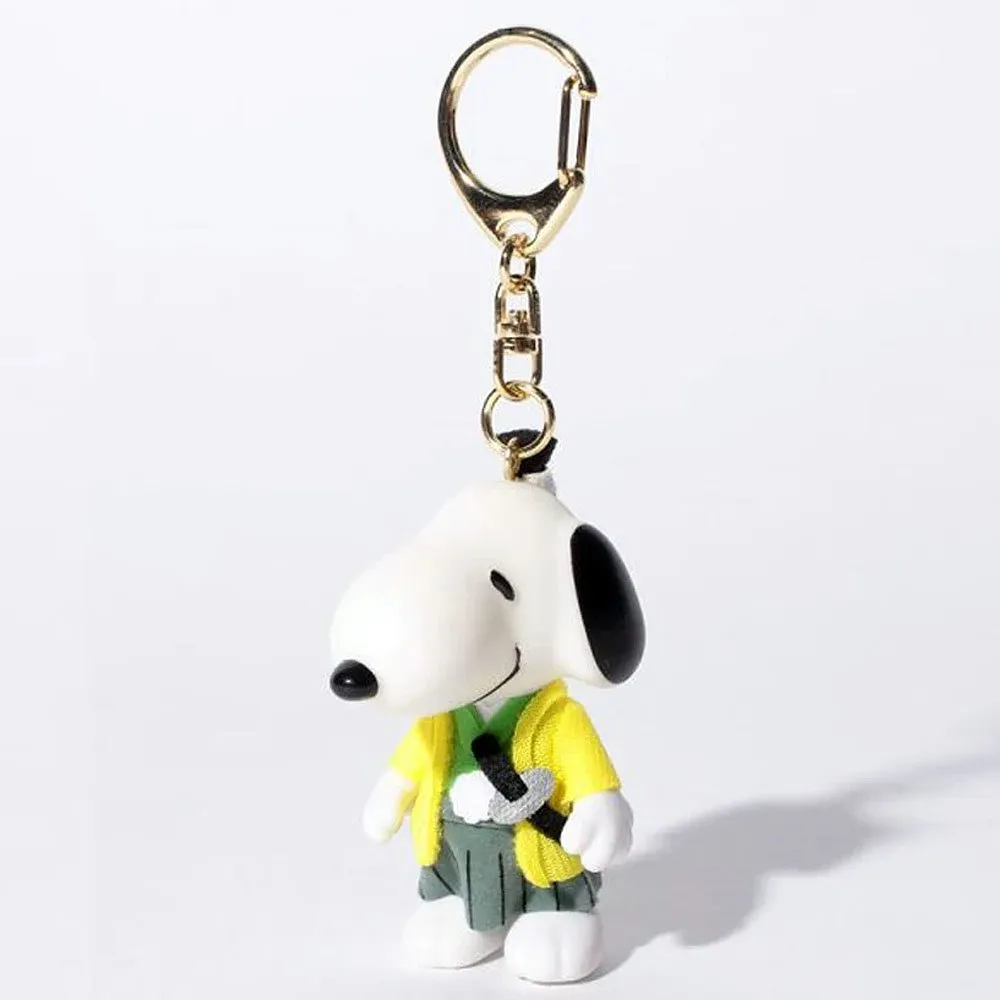 Peanuts Snoopy Costume Keychain: Samurai