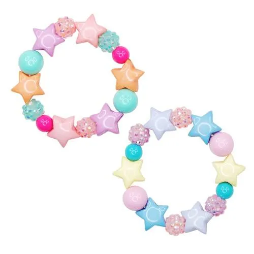 Pink Poppy Pastel Sparkle Star Bracelet Assorted Styles