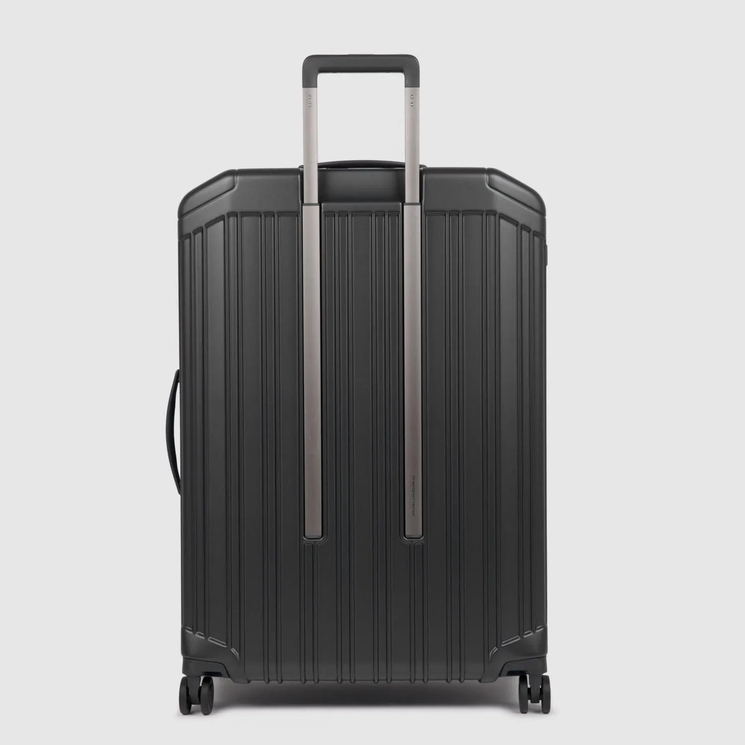 Piquadro Pq-Light 75Cm Hardcase 4 Double Wheel Large Check-In Trolley Matt Black - Bv4428Pql/No