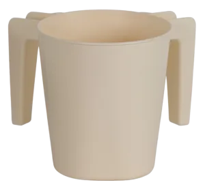 Plastic Washing Cup Pastel Cream (Case Quantity 150 PC)