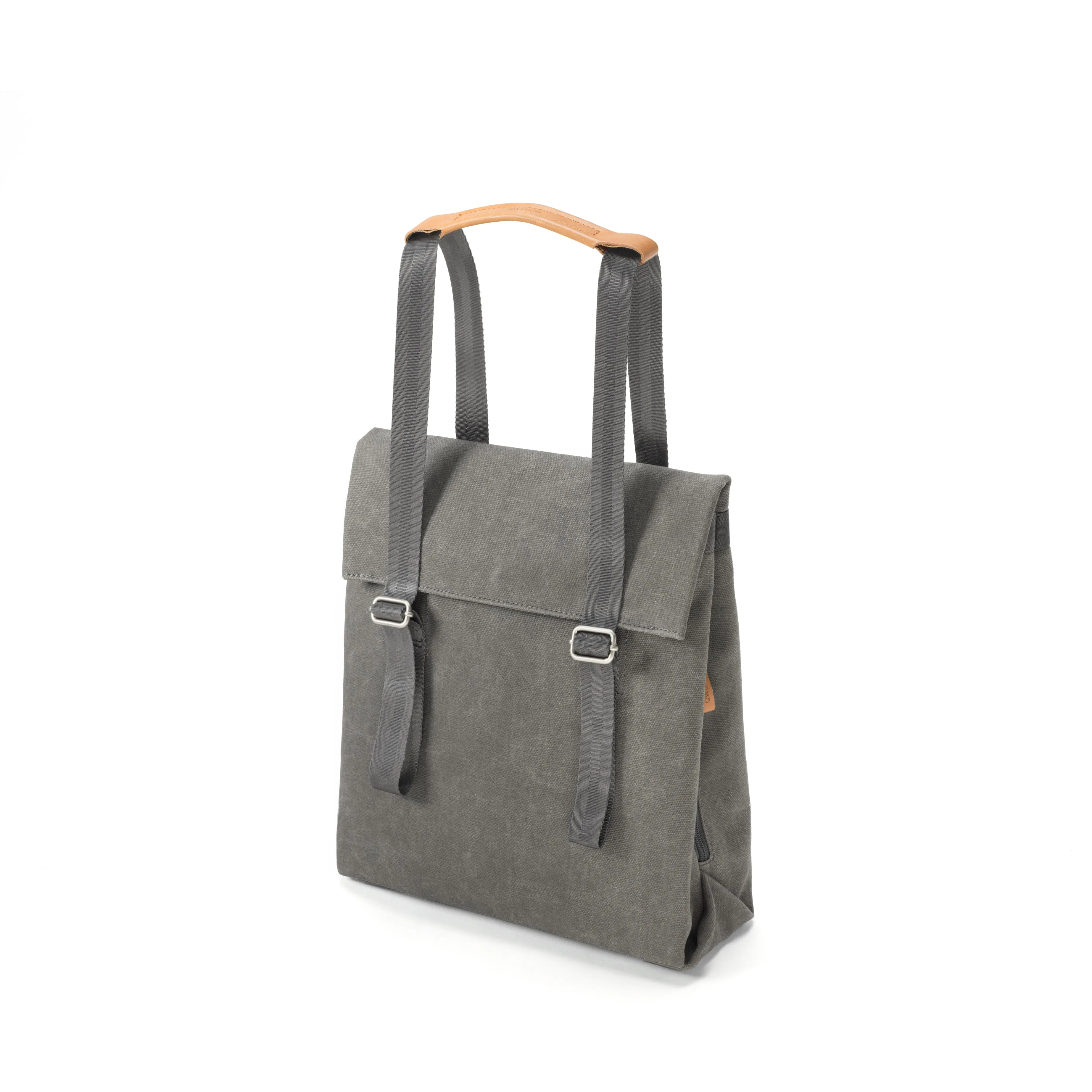 Qwstion Small Tote (organic washed grey)