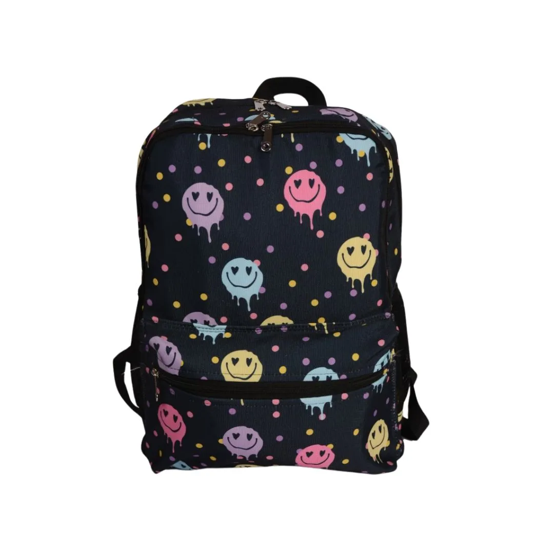 Rainbow Smiley Big Backpack