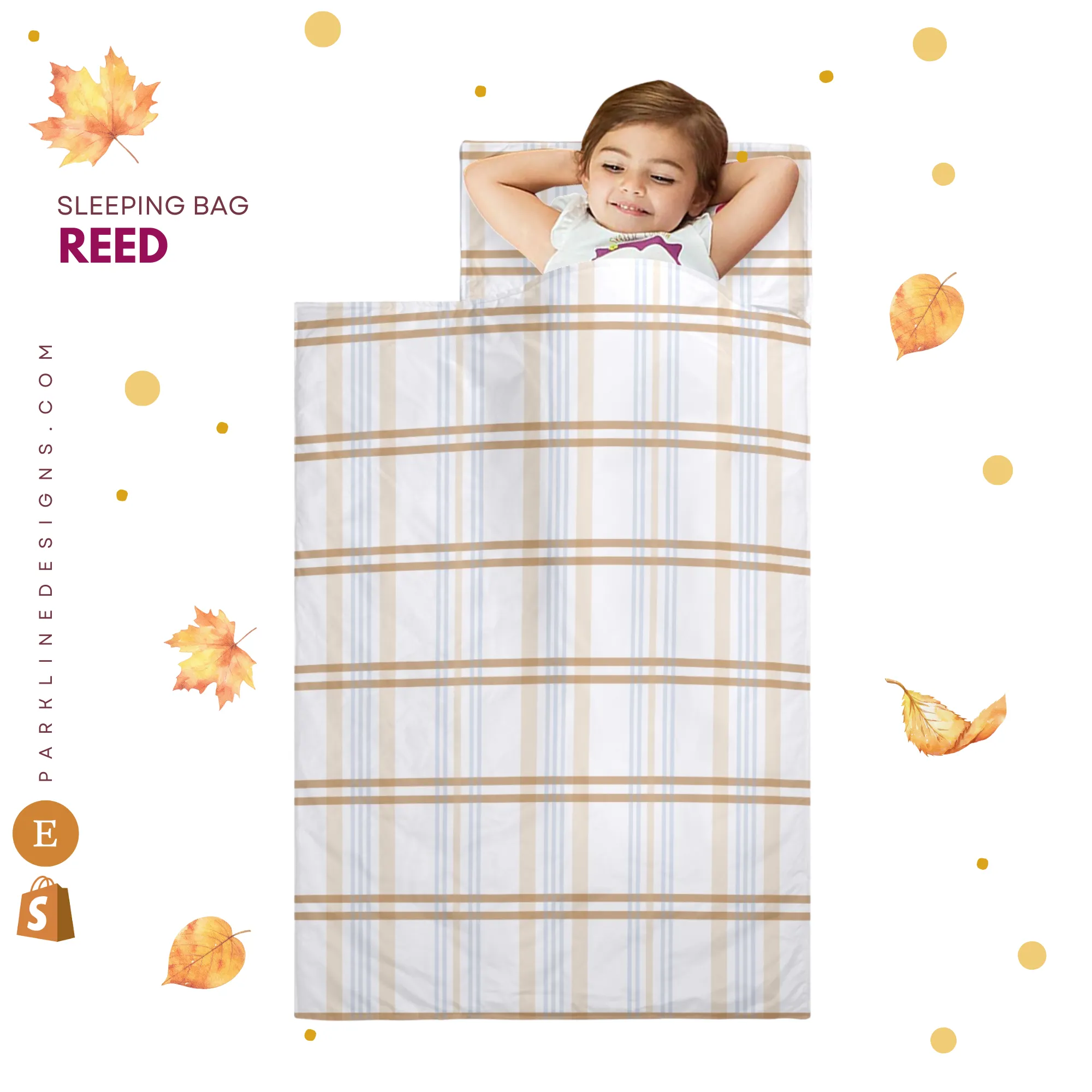 Reed Kids' Long Sleeping Bag | Lightweight and Durable Sleeping Bag for Kids | Perfect Autumn Gifts