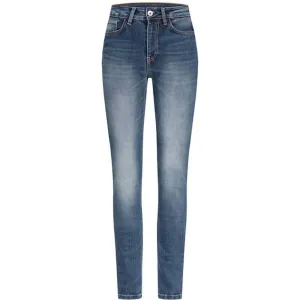 Rokker Rokkertech Ladies High Waist Denim Jeans Blue