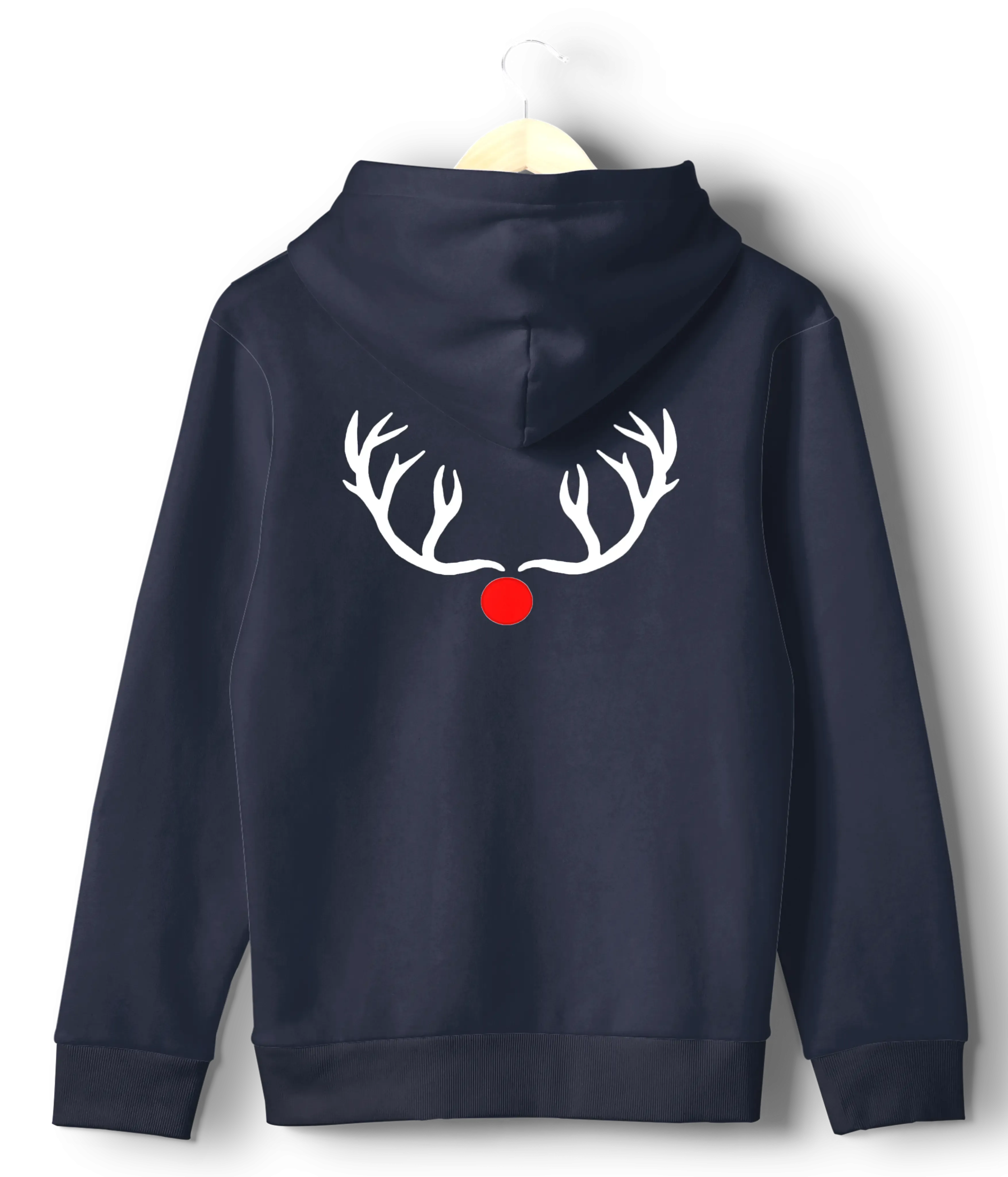 Rudolph’s Chic Antlers Hoodie