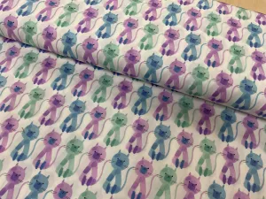 Sevenberry Pastel Cats Cotton