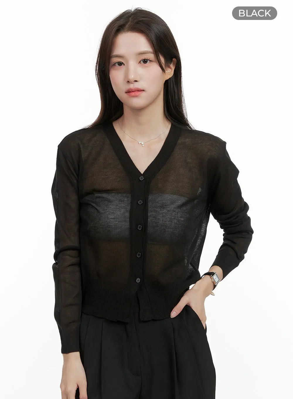 Sheer Chic Cardigan OG409