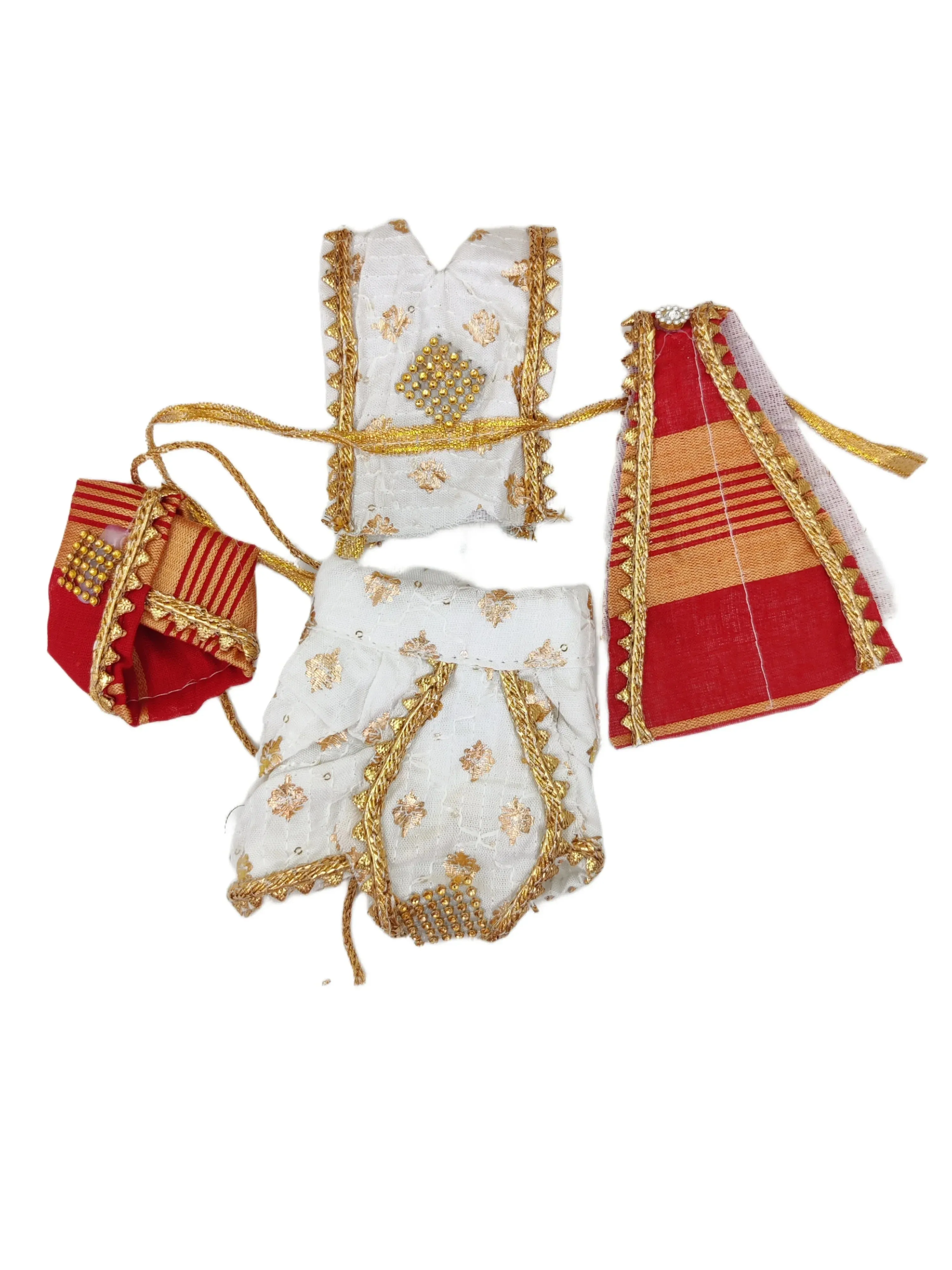 Sherwani summer laddu gopal dress (pack of 2)[Random color]