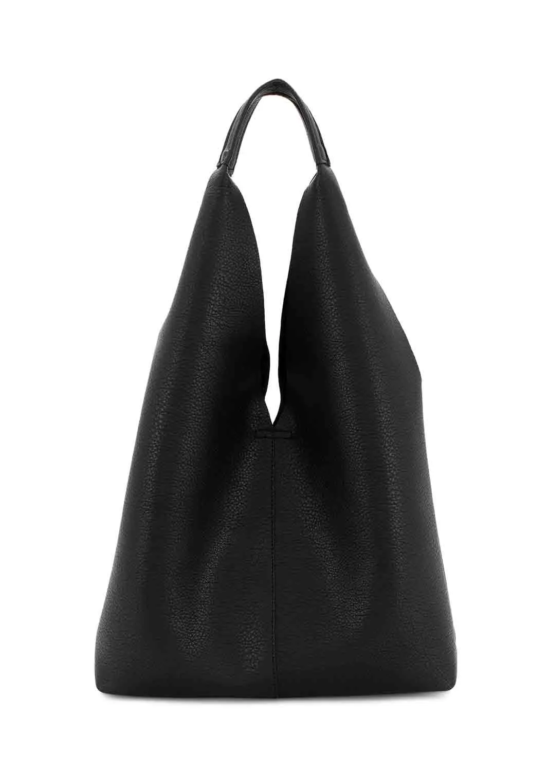 Slouchy 2 in 1 Tote Bag Black