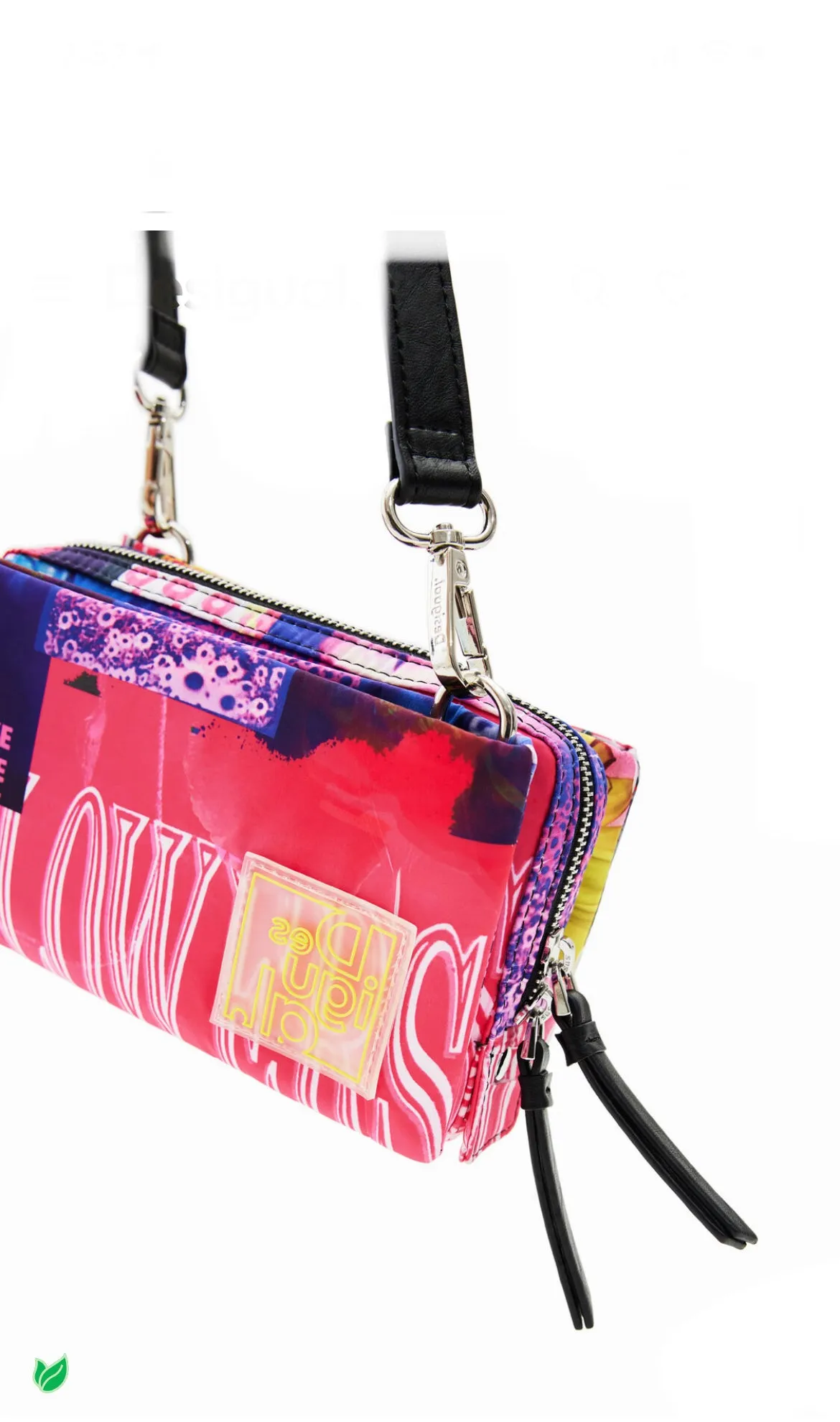 Small collage crossbody bag women