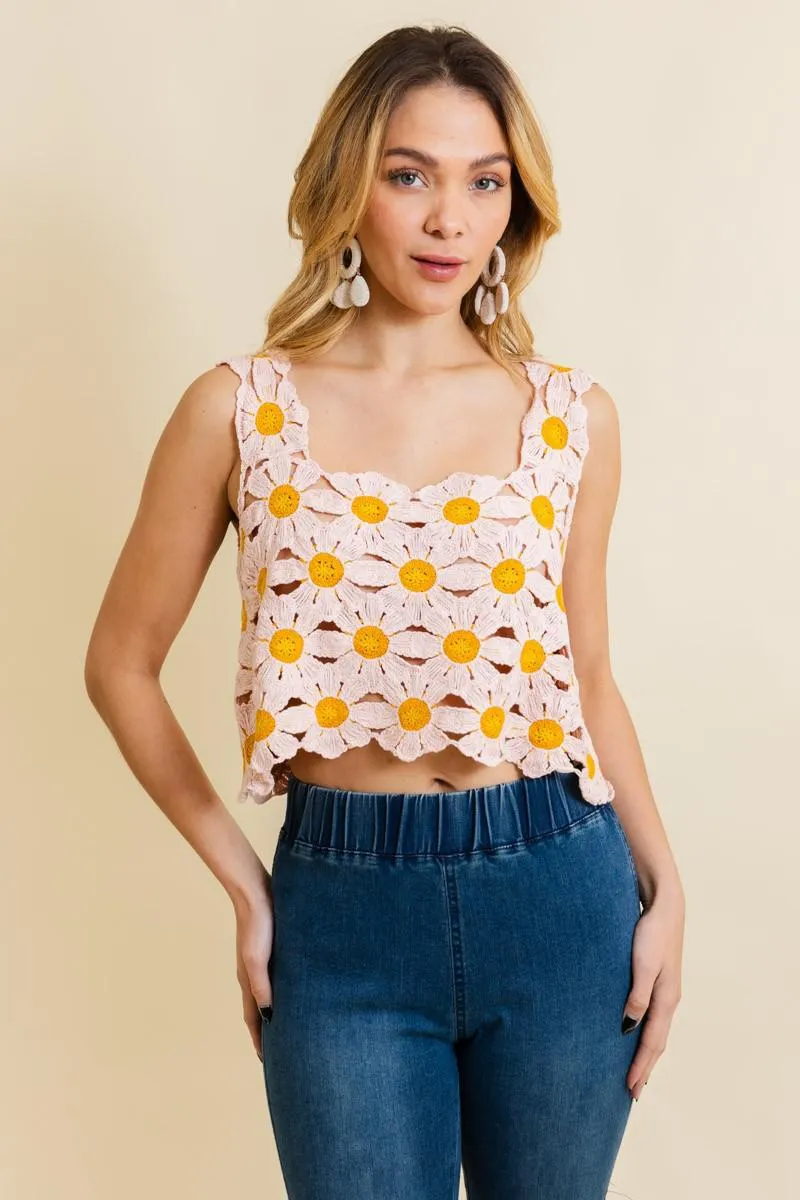 Spring Daisy Top