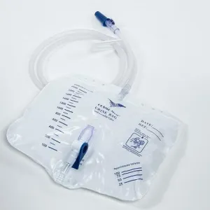 Sterile Urine Bag with Rotatable Valve with Clamp 2000ml