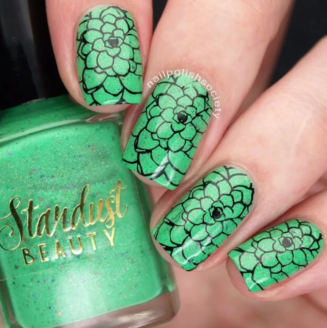 Succulents - Uber Chic Mini Stamping Plate