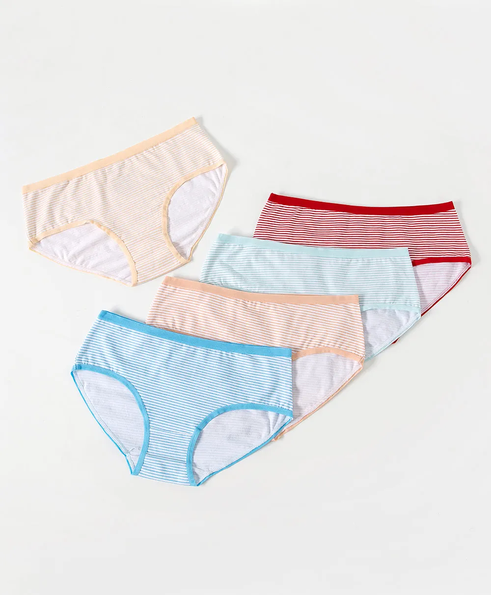 Sun Kissed Cotton 5-pack Hipster Panties