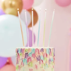 Tall Ombre Cake Candles (pack of 12)