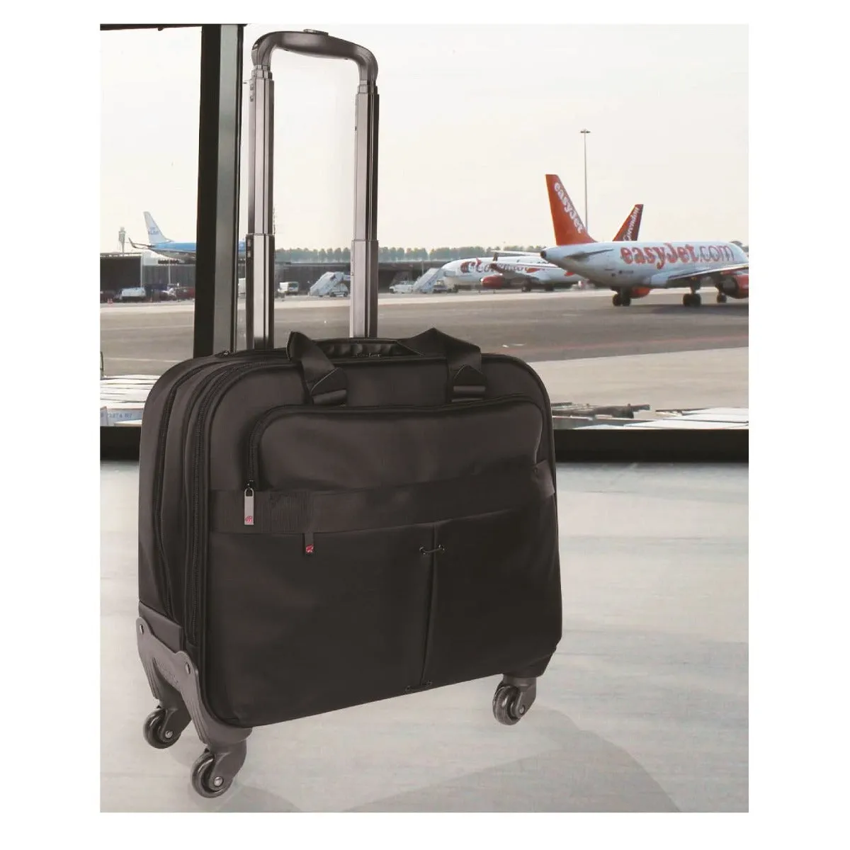 TBSN 103 LAPOVO - 17 Inch Computer Case Trolley - Black