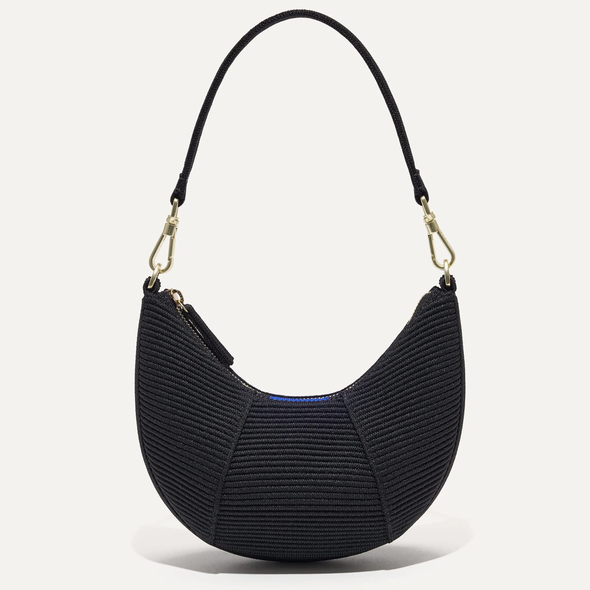 The Mini Crescent Bag - Black