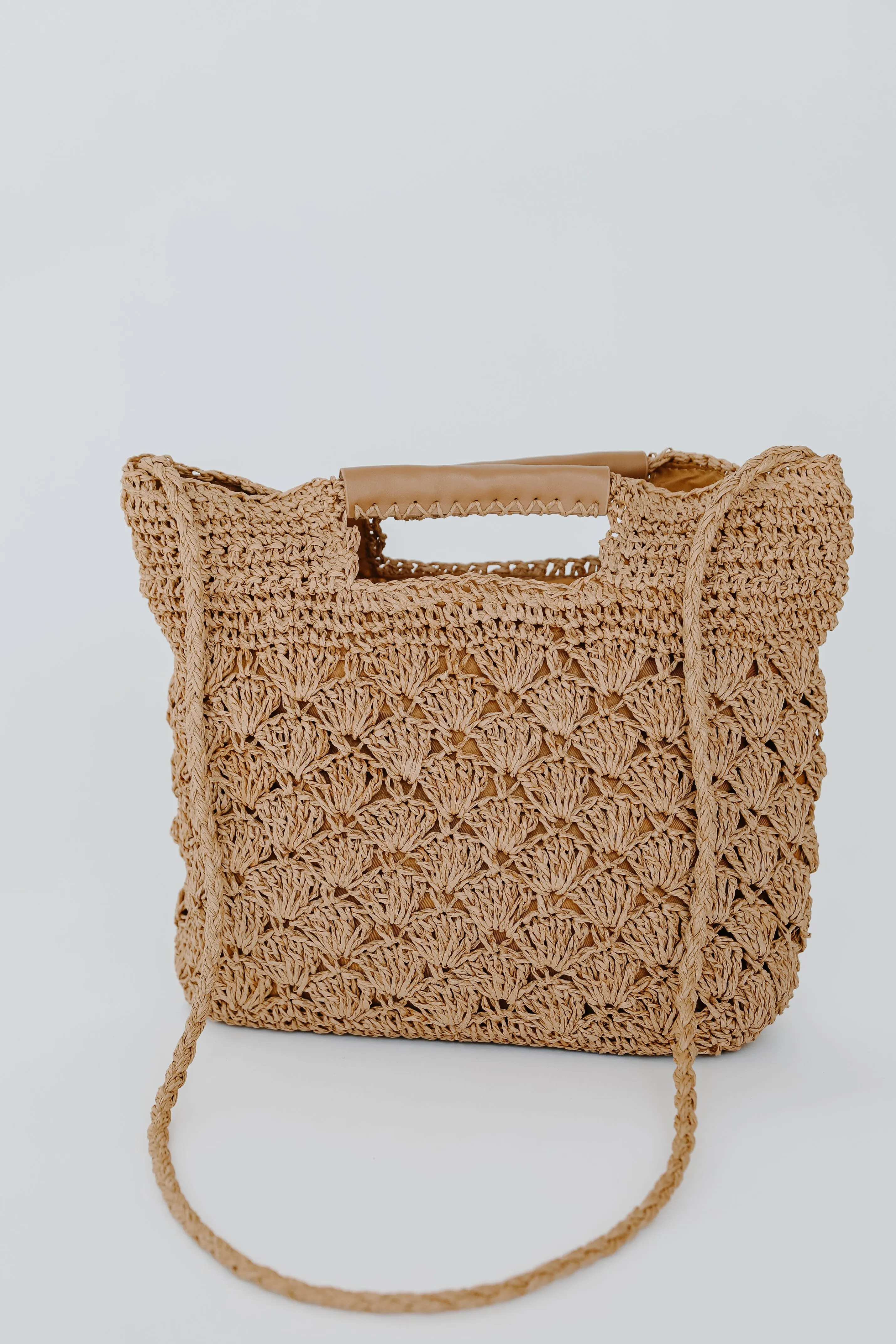 Time For Vacay Straw Crossbody Bag