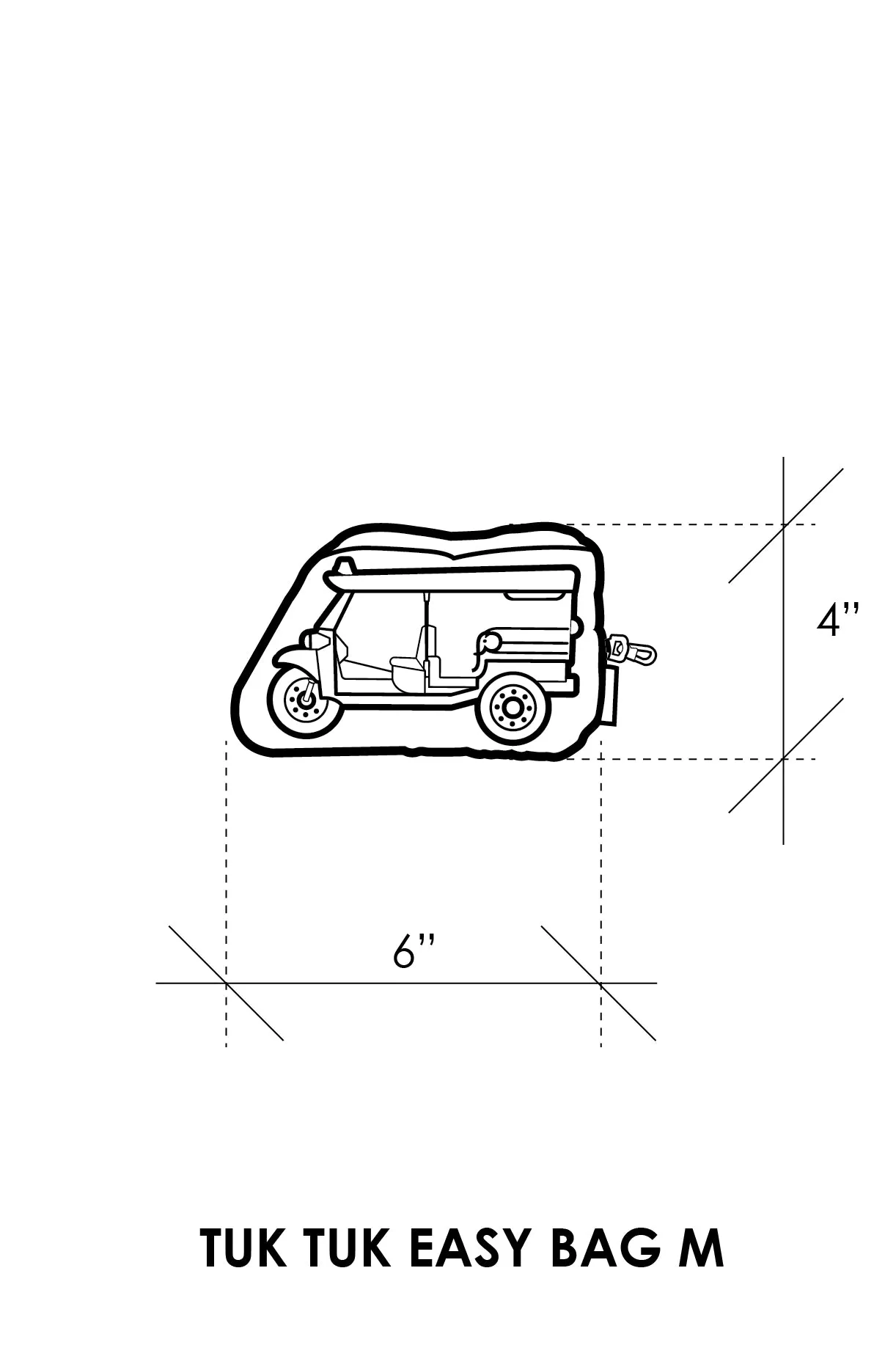 TUK TUK EASY BAG - M : PINK