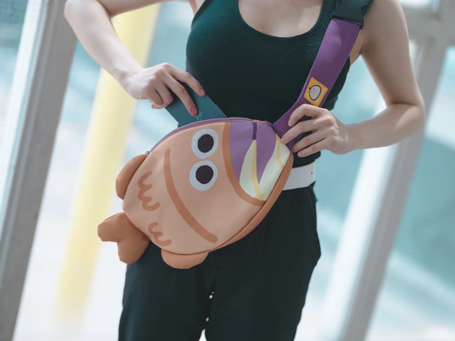 UBE TAIYAKI crossbody bag